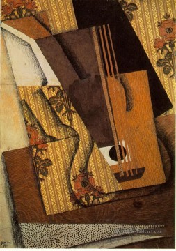 la guitare 1914 Juan Gris Peinture à l'huile